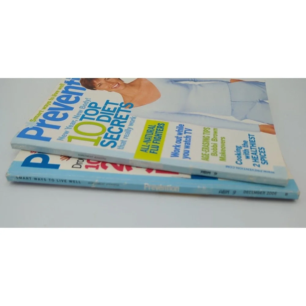 Prevention The‎ Magazine For Better Health January 2005 & December 2006